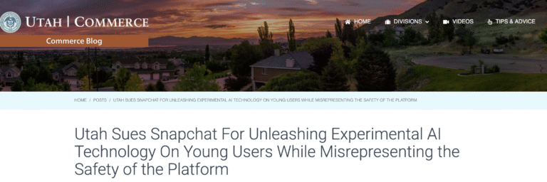 Utah Takes On Snapchat: A Fight for Teen Safety in the Digital Age